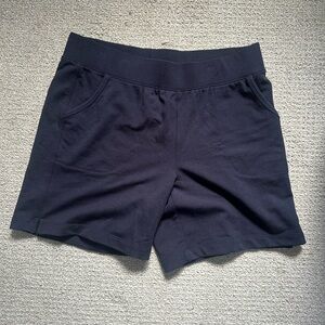 Women's Navy Blue Shorts